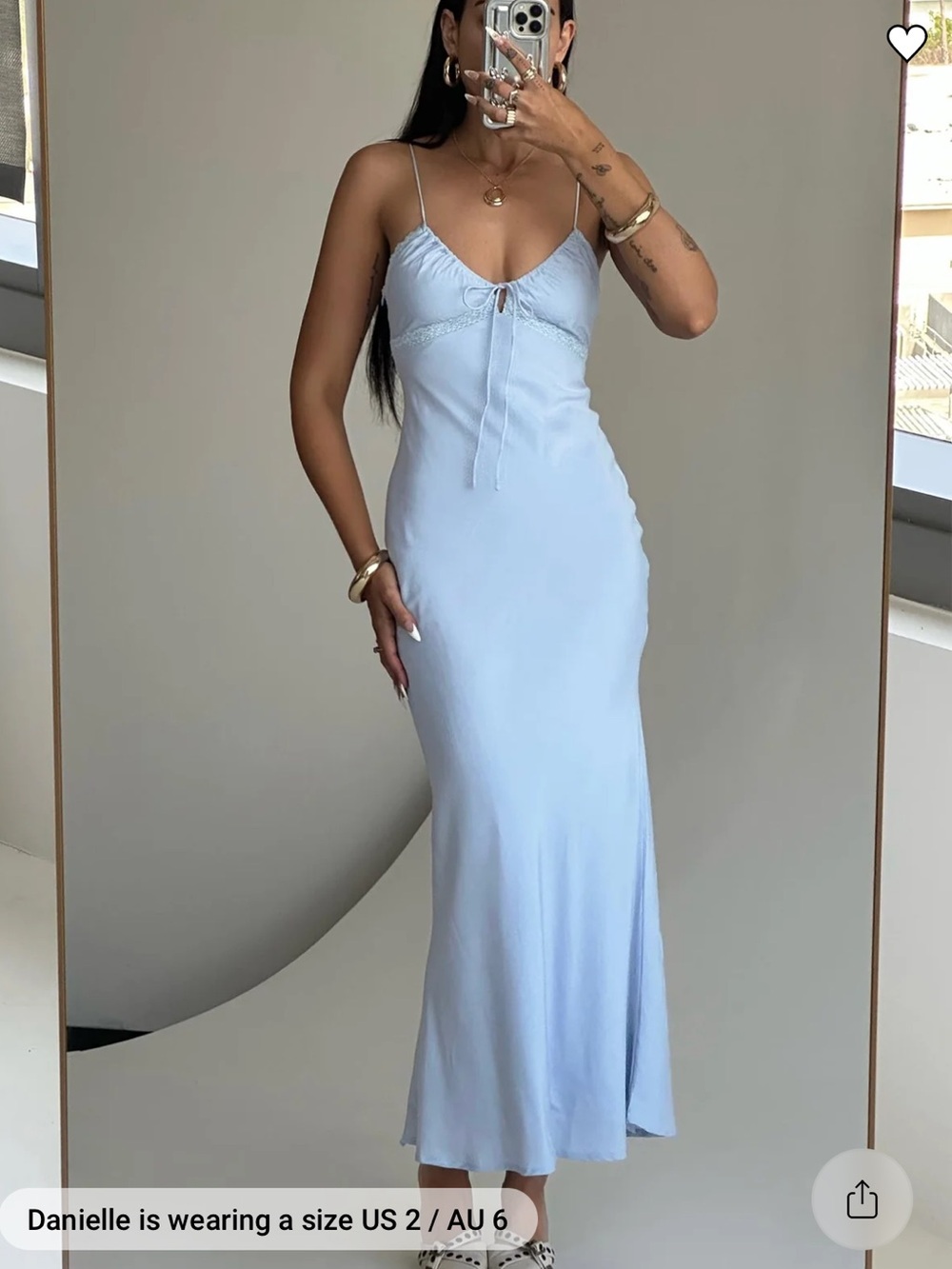 Princess Polly Emily Maxi Blue Dress